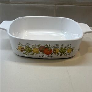 Vintage Corning Ware 1 Quart Casserole Dish A-1-B Spice of Life Pyrex Vintage